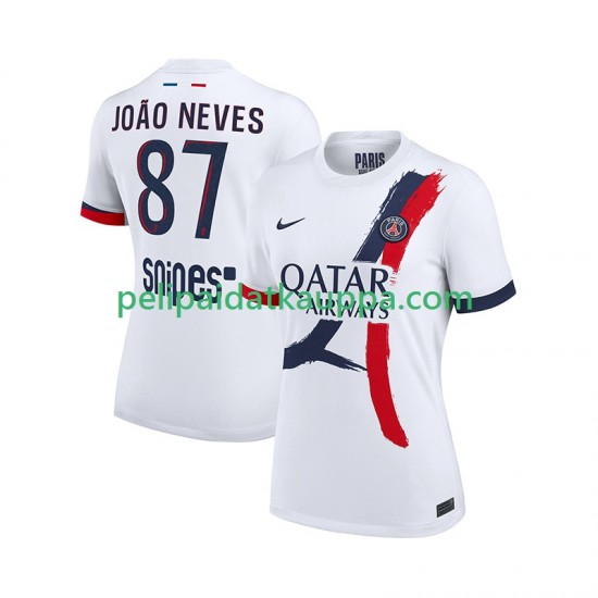 Paris Saint-Germain Joao Neves 87 Vieras Fanipelipaita (Miehet) 2025-2026 Lyhythihainen Paris Saint-Germain Joao Neves 87 Vieras Fanipelipaita (Miehet) 2025-2026 Lyhythihainen