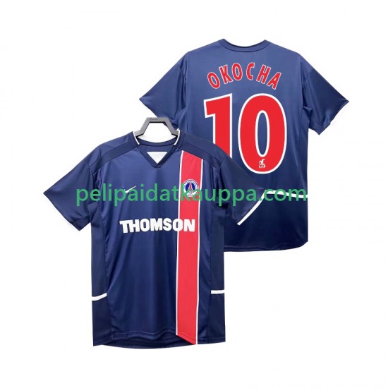 Paris Saint-Germain OKOCHA 10 2003 Retro Koti Fanipelipaita (Miehet) 2002 Lyhythihainen