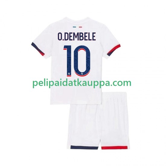 Paris Saint-Germain Ousmane Dembele 10 Vieras Fanipelipaita (Lasten) 2025-2026 Lyhythihainen
