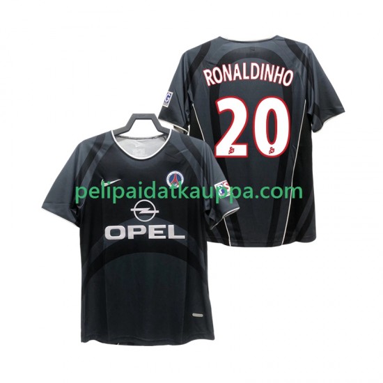 Paris Saint-Germain RONALDINHO 20 2001 Retro Kolmas Fanipelipaita (Miehet) 2002 Lyhythihainen Paris Saint-Germain RONALDINHO 20 2001 Retro Kolmas Fanipelipaita (Miehet) 2002 Lyhythihainen