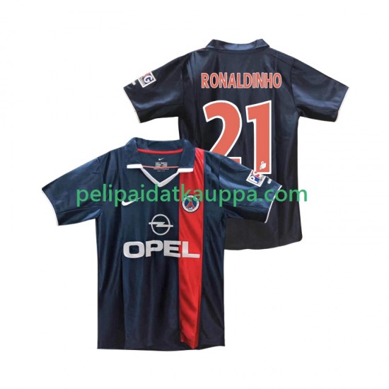 Paris Saint-Germain RONALDINHO 21 2001 Retro Koti Fanipelipaita (Miehet) 2002 Lyhythihainen