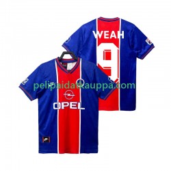Paris Saint-Germain WEAH 9 1995 1996 Retro Koti Fanipelipaita (Miehet) Lyhythihainen