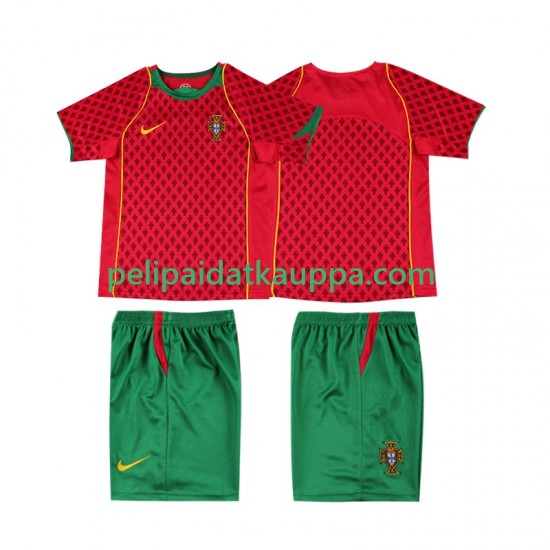 Portugali Retro Koti Fanipelipaita (Lasten) 2004 Lyhythihainen Portugali Retro Koti Fanipelipaita (Lasten) 2004 Lyhythihainen