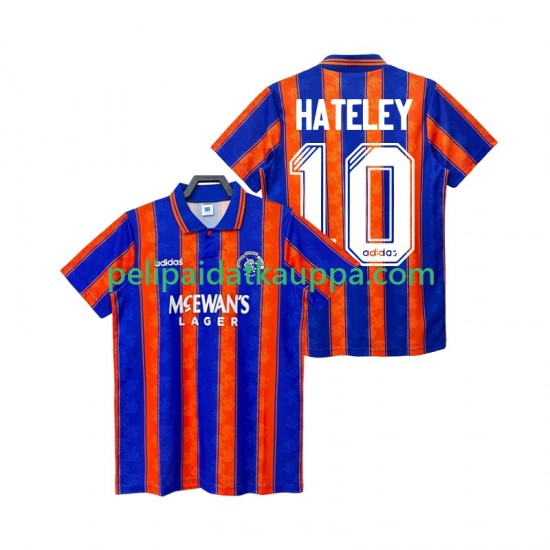 Rangers HATELEY 10 1993 Retro Vieras Fanipelipaita (Miehet) 1994 Lyhythihainen