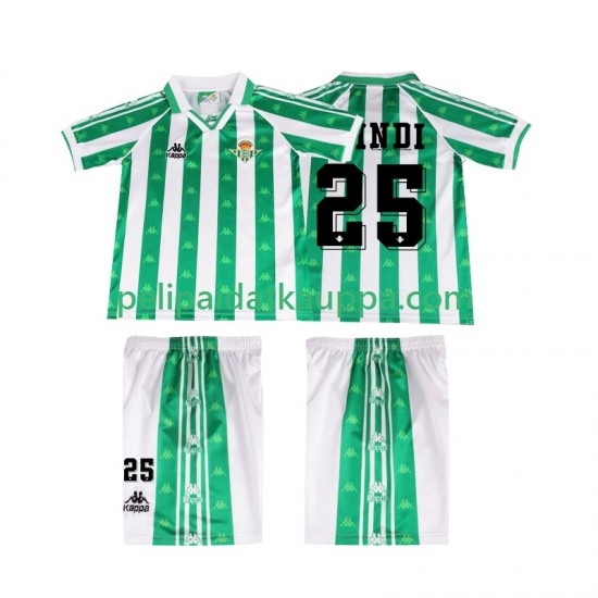 Real Betis FINIDI 25 1996 1997 Retro Koti Fanipelipaita (Lasten) Lyhythihainen Real Betis FINIDI 25 1996 1997 Retro Koti Fanipelipaita (Lasten) Lyhythihainen
