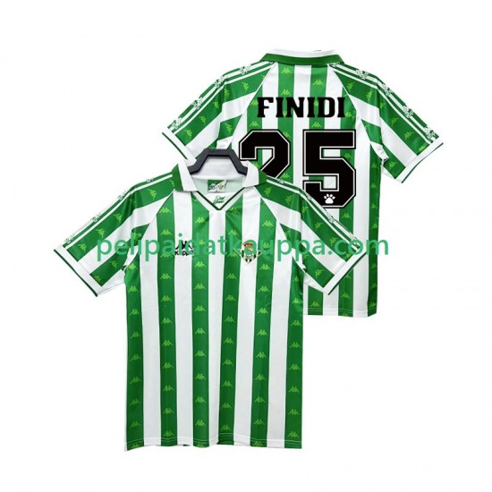 Real Betis FINIDI 25 1996 1997 Retro Koti Fanipelipaita (Miehet) Lyhythihainen