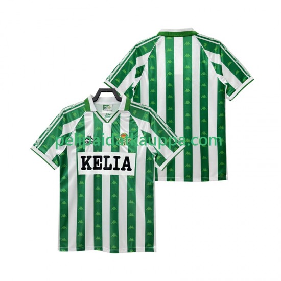 Real Betis 1995 1996 Retro Koti Fanipelipaita (Miehet) Lyhythihainen Real Betis 1995 1996 Retro Koti Fanipelipaita (Miehet) Lyhythihainen