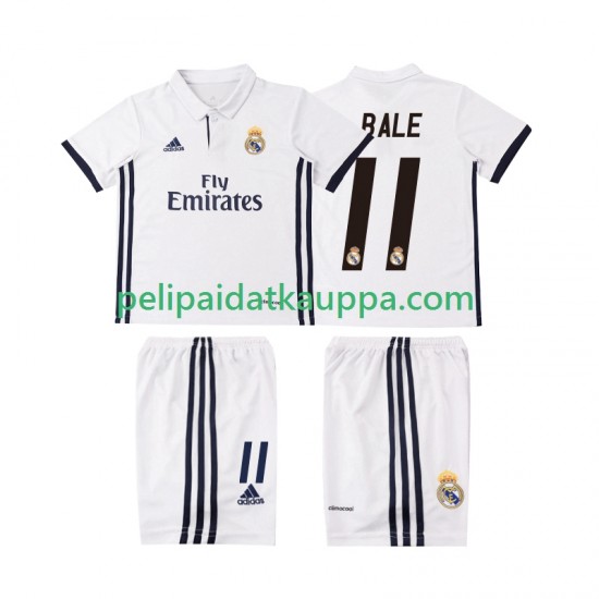 Real Madrid BALE 11 2016 2017 Retro Koti Fanipelipaita (Lasten) Lyhythihainen