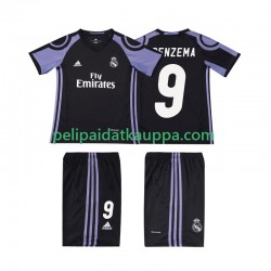 Real Madrid BENZEMA 9 2016 2017 Retro Kolmas Fanipelipaita (Lasten) Lyhythihainen