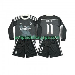 Real Madrid Bale 11 2014 2015 Retro Kolmas Fanipelipaita (Lasten) Pitkähihainen