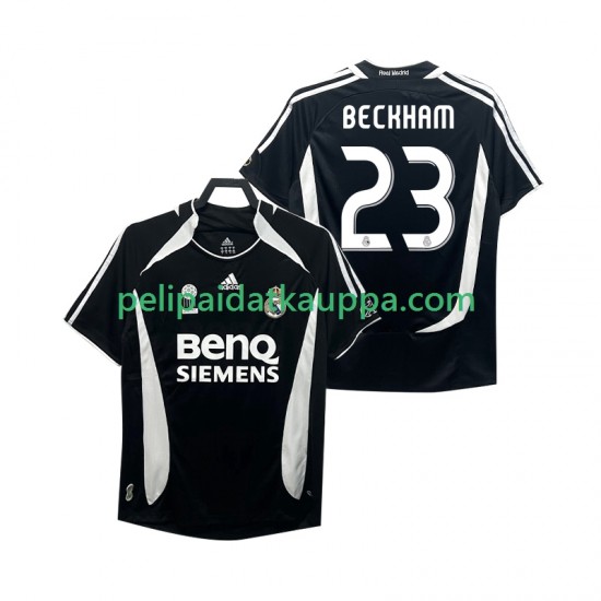 Real Madrid Beckham 23 2007 Retro Kolmas Fanipelipaita (Miehet) 2006 Lyhythihainen Real Madrid Beckham 23 2007 Retro Kolmas Fanipelipaita (Miehet) 2006 Lyhythihainen
