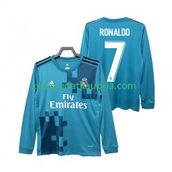 Real Madrid CRISTIANO RONALDO 7 2017 2018 Retro Kolmas Fanipelipaita (Miehet) Pitkähihainen