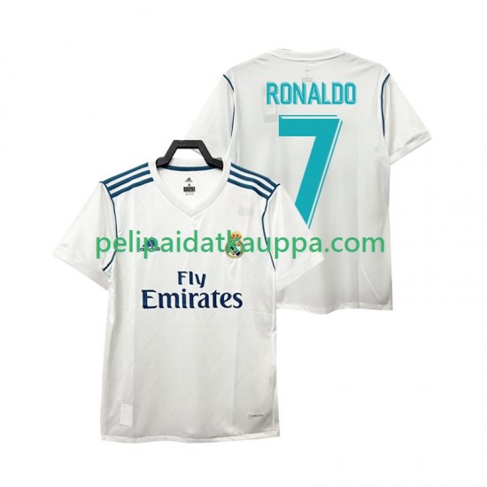 Real Madrid Cristiano Ronaldo 7 2017 Retro Koti Fanipelipaita (Miehet) Lyhythihainen