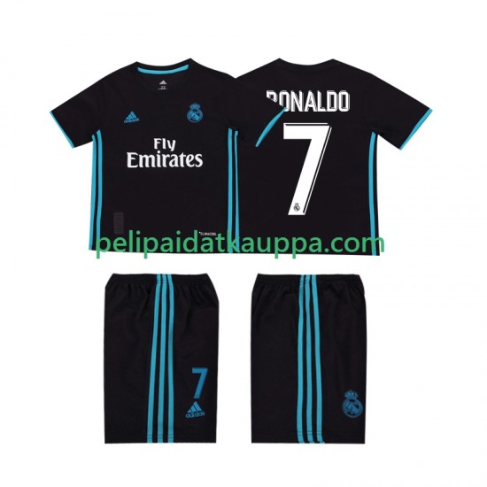 Real Madrid Cristiano Ronaldo 7 2017 2018 Retro Vieras Fanipelipaita (Lasten) Lyhythihainen Real Madrid Cristiano Ronaldo 7 2017 2018 Retro Vieras Fanipelipaita (Lasten) Lyhythihainen