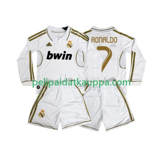 Real Madrid Cristiano Ronaldo 7 2012 Retro Koti Fanipelipaita (Lasten) 2011 Pitkähihainen Real Madrid Cristiano Ronaldo 7 2012 Retro Koti Fanipelipaita (Lasten) 2011 Pitkähihainen