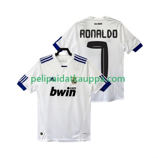 Real Madrid Cristiano Ronaldo 7 Retro Koti Fanipelipaita (Miehet) 2011 2010 Lyhythihainen