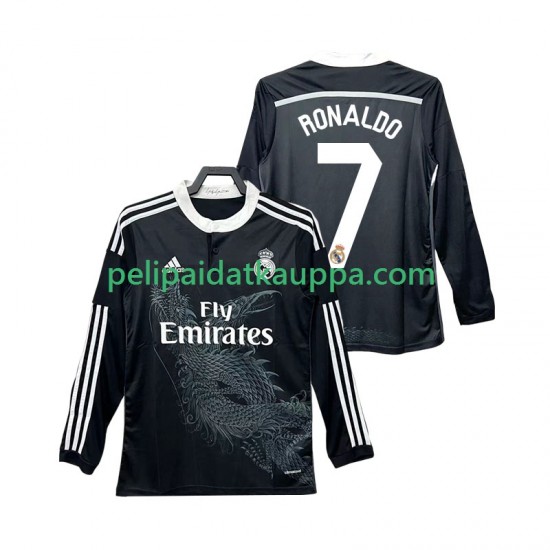 Real Madrid Cristiano Ronaldo 7 2014 2015 Retro Kolmas Fanipelipaita (Miehet) Pitkähihainen