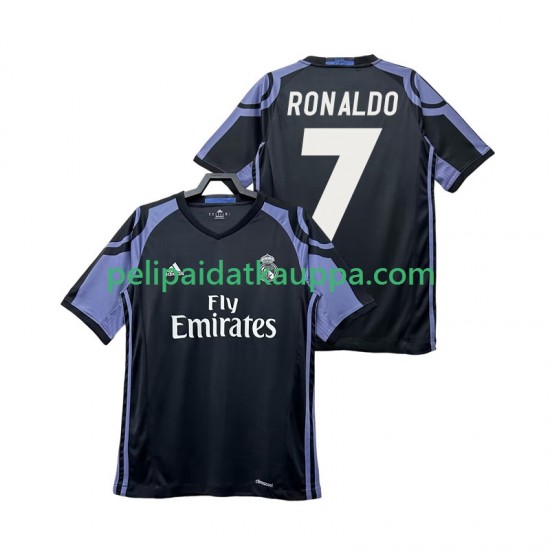 Real Madrid Cristiano Ronaldo 7 2016 2017 Retro Kolmas Fanipelipaita (Miehet) Lyhythihainen
