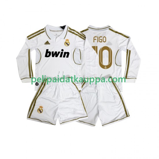 Real Madrid FIGO 10 2012 Retro Koti Fanipelipaita (Lasten) 2011 Pitkähihainen