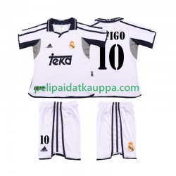 Real Madrid FIGO 10 2001 Retro Koti Fanipelipaita (Lasten) 2002 Lyhythihainen