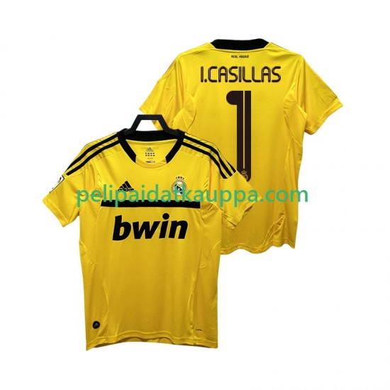 Real Madrid I.CASILLAS 1 2012 Maalivahdin Retro Koti Fanipelipaita (Miehet) 2011 Lyhythihainen Real Madrid I.CASILLAS 1 2012 Maalivahdin Retro Koti Fanipelipaita (Miehet) 2011 Lyhythihainen