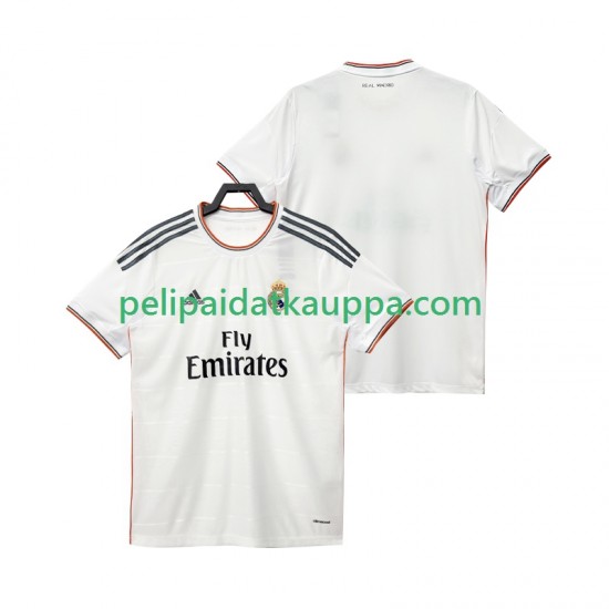 Real Madrid 2013 2014 Retro Koti Fanipelipaita (Miehet) Lyhythihainen Real Madrid 2013 2014 Retro Koti Fanipelipaita (Miehet) Lyhythihainen