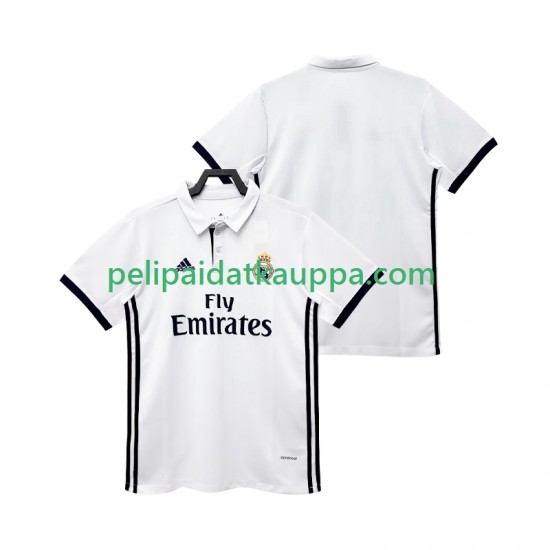 Real Madrid 2017 2018 Retro Koti Fanipelipaita (Miehet) Lyhythihainen