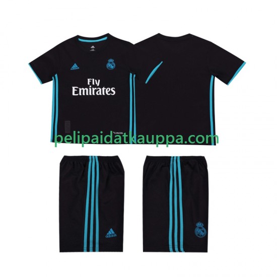 Real Madrid 2017 2018 Retro Vieras Fanipelipaita (Lasten) Lyhythihainen