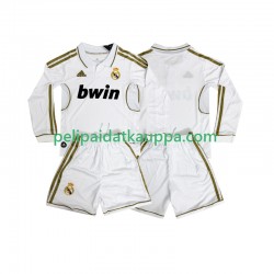 Real Madrid 2012 Retro Koti Fanipelipaita (Lasten) 2011 Pitkähihainen