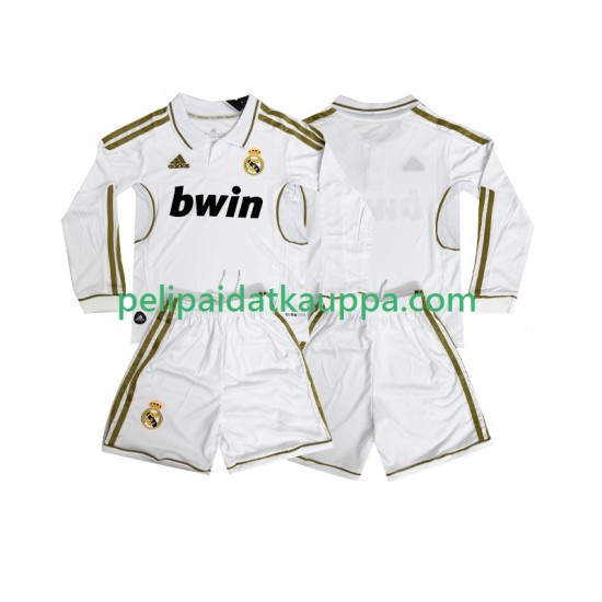 Real Madrid 2012 Retro Koti Fanipelipaita (Lasten) 2011 Pitkähihainen