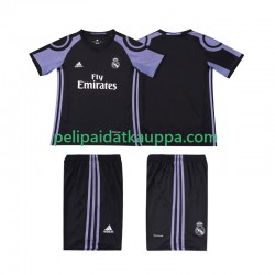 Real Madrid 2016 2017 Retro Kolmas Fanipelipaita (Lasten) Lyhythihainen