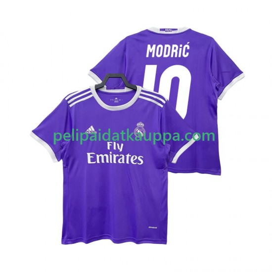 Real Madrid Modrić LUCA 10 2016 2017 Retro Vieras Fanipelipaita (Miehet) Lyhythihainen
