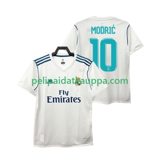 Real Madrid Modrić 10 2017 Retro Koti Fanipelipaita (Miehet) Lyhythihainen