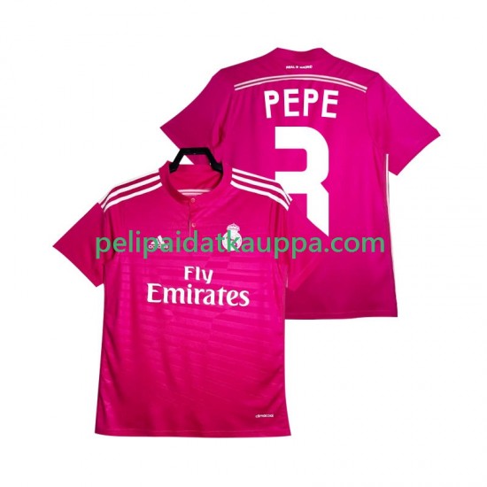 Real Madrid PEPE 3 2014 2015 Retro Vieras Fanipelipaita (Miehet) Lyhythihainen Real Madrid PEPE 3 2014 2015 Retro Vieras Fanipelipaita (Miehet) Lyhythihainen