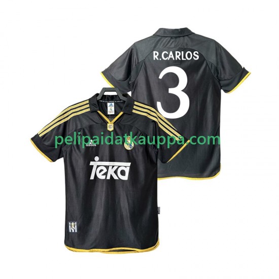 Real Madrid R.CARLOS 3 2001 Retro Vieras Fanipelipaita (Miehet) 1999 Lyhythihainen