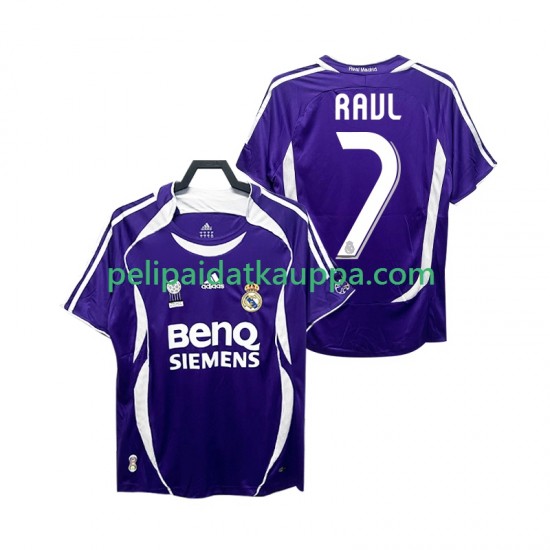 Real Madrid RAUL 7 2007 Retro Vieras Fanipelipaita (Miehet) 2006 Lyhythihainen Real Madrid RAUL 7 2007 Retro Vieras Fanipelipaita (Miehet) 2006 Lyhythihainen