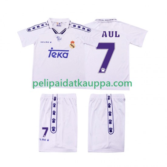 Real Madrid RAUL 7 1996 Retro Koti Fanipelipaita (Lasten) 1994 Lyhythihainen Real Madrid RAUL 7 1996 Retro Koti Fanipelipaita (Lasten) 1994 Lyhythihainen