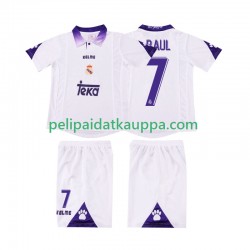 Real Madrid RAUL 7 1997 Retro Koti Fanipelipaita (Lasten) 1998 Lyhythihainen
