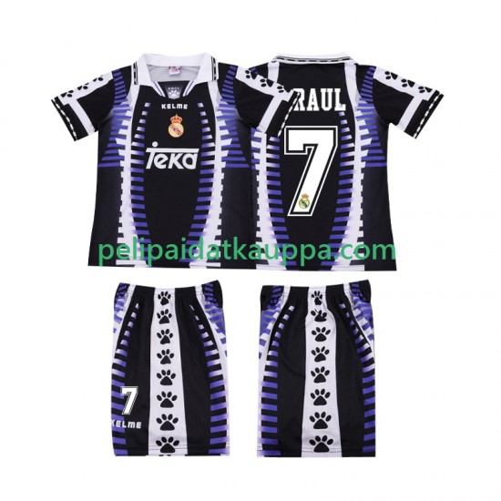 Real Madrid RAUL 7 1997 Retro Kolmas Fanipelipaita (Lasten) 1998 Lyhythihainen Real Madrid RAUL 7 1997 Retro Kolmas Fanipelipaita (Lasten) 1998 Lyhythihainen