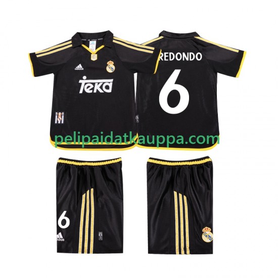 Real Madrid REDONDO 6 2001 Retro Vieras Fanipelipaita (Lasten) 1999 Lyhythihainen