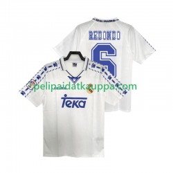 Real Madrid REDONDO 6 1996 1997 Retro Koti Fanipelipaita (Miehet) Lyhythihainen