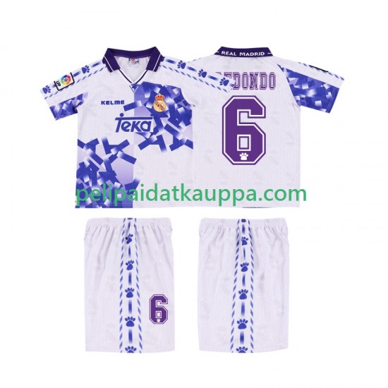 Real Madrid REDONDO 6 1996 1997 Retro Kolmas Fanipelipaita (Lasten) Lyhythihainen