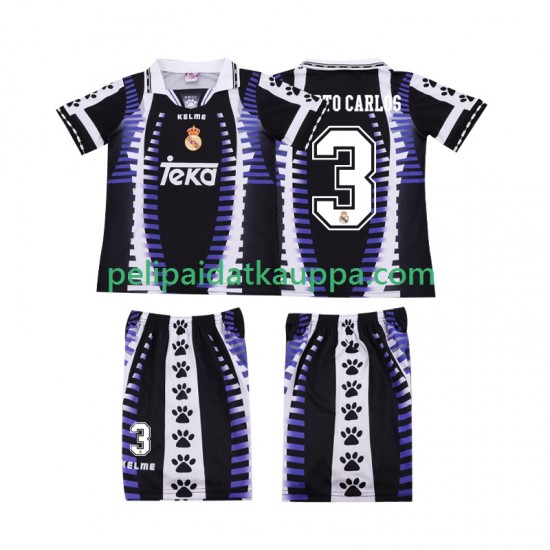 Real Madrid ROBERTO CARLOS 3 1997 Retro Kolmas Fanipelipaita (Lasten) 1998 Lyhythihainen
