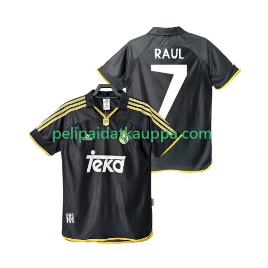 Real Madrid Raul 7 2001 Retro Vieras Fanipelipaita (Miehet) 1999 Lyhythihainen Real Madrid Raul 7 2001 Retro Vieras Fanipelipaita (Miehet) 1999 Lyhythihainen