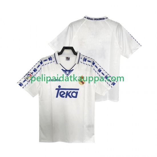 Real Madrid 1996 1997 Retro Koti Fanipelipaita (Miehet) Lyhythihainen
