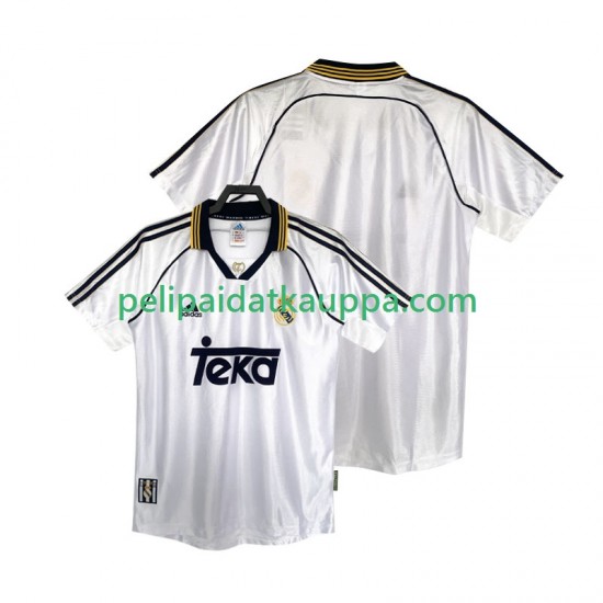 Real Madrid 2000 Retro Koti Fanipelipaita (Miehet) 1998 Lyhythihainen Real Madrid 2000 Retro Koti Fanipelipaita (Miehet) 1998 Lyhythihainen