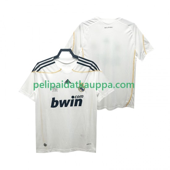 Real Madrid 2009 Retro Koti Fanipelipaita (Miehet) 2010 Lyhythihainen