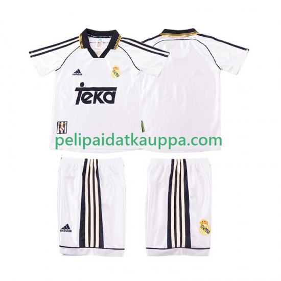 Real Madrid 2000 Retro Koti Fanipelipaita (Lasten) 1998 Lyhythihainen