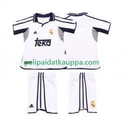 Real Madrid 2001 Retro Koti Fanipelipaita (Lasten) 2002 Lyhythihainen