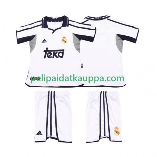 Real Madrid 2001 Retro Koti Fanipelipaita (Lasten) 2002 Lyhythihainen Real Madrid 2001 Retro Koti Fanipelipaita (Lasten) 2002 Lyhythihainen